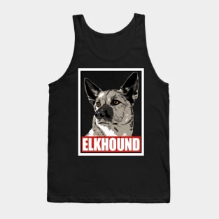 Elkhound Hope Poster Tank Top